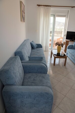 Living area - When confort meets greek islands hospitality-Nephele Apartments in Faliraki (Faliraki)