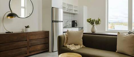 Ullakkohuoneisto | Oleskelualue