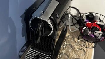 Apartment, Garden View | Coffee and/or coffee maker