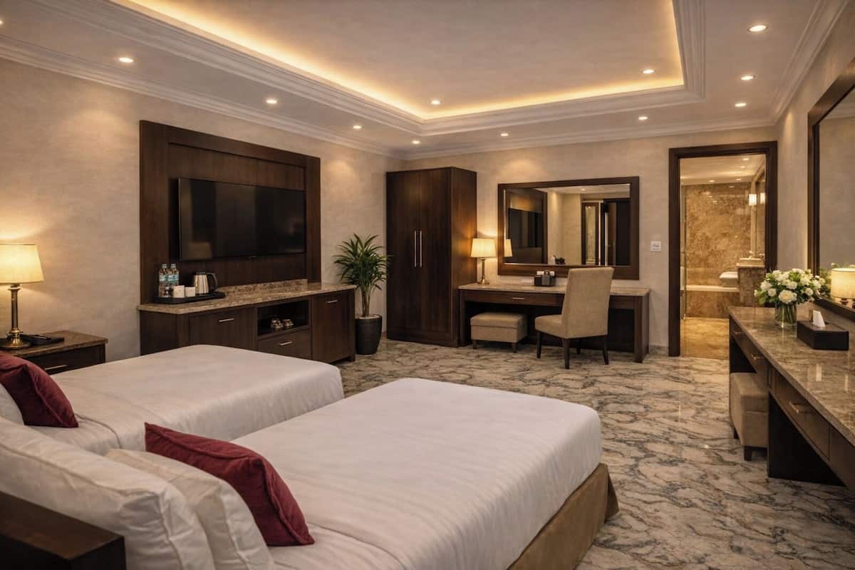 Kamar Double atau Twin Deluks, pemandangan kota