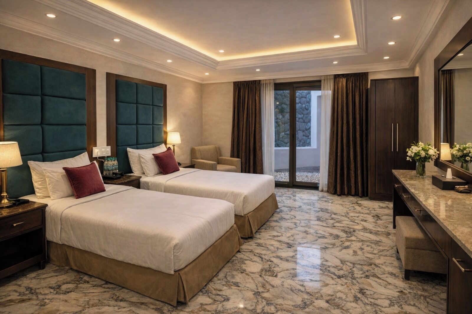 Kamar Triple Deluks, pemandangan kota