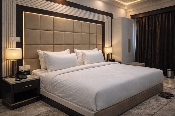 Dobbelt- eller tomannsrom – deluxe, byutsikt