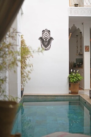 Outdoor pool - Riad Larbi Khalis Room Casablanca (Marrakesh)