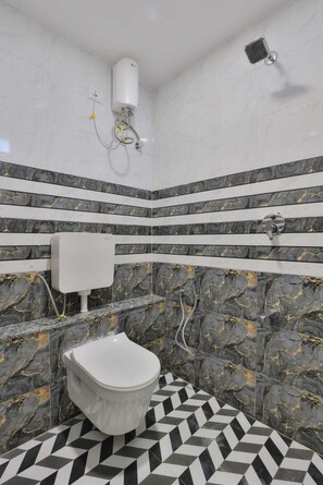 Deluxe-Doppelzimmer, Stadtblick | Badezimmer