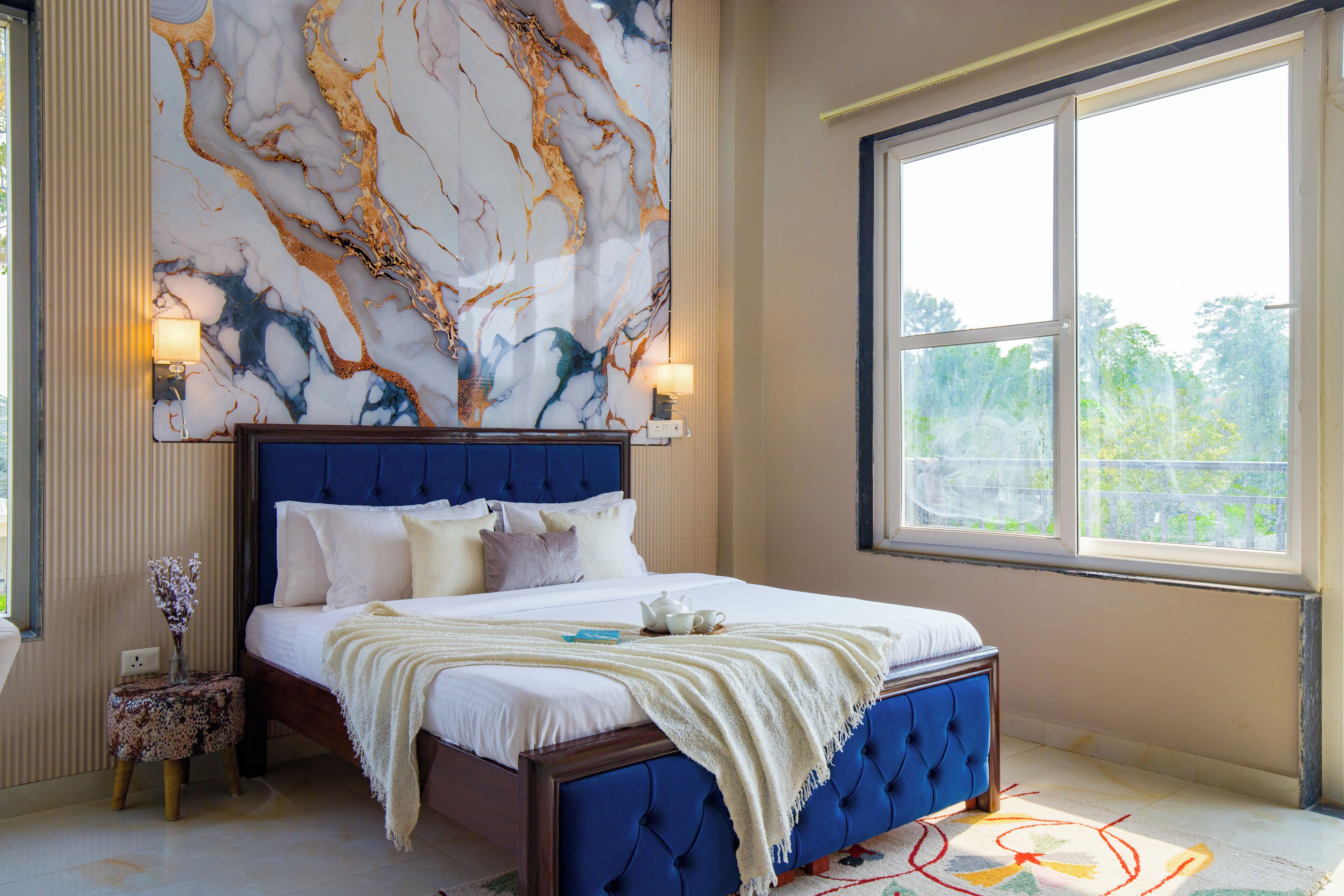 Deluxe Villa, Balcony, Garden View