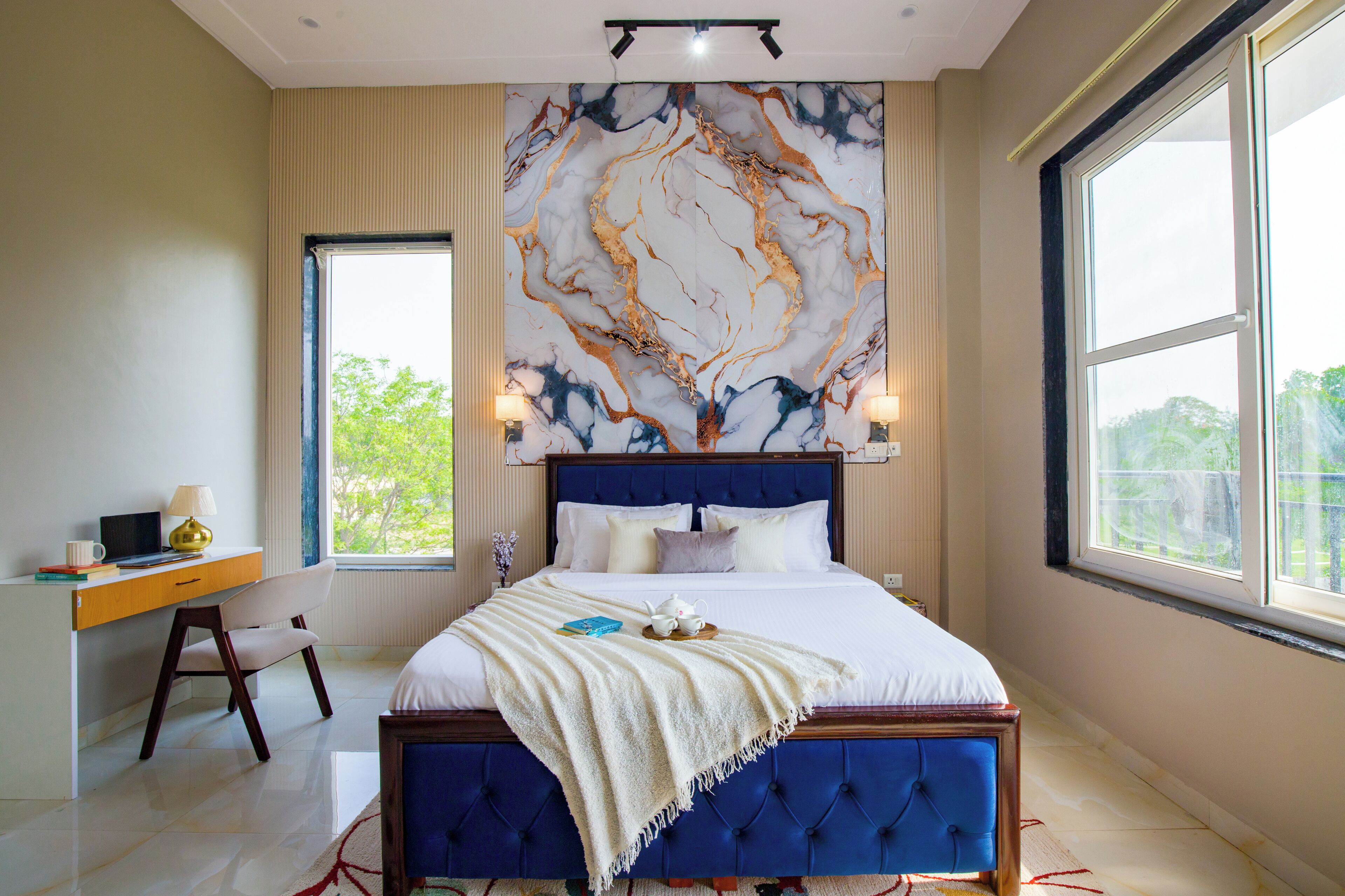 Deluxe Villa, Balcony, Garden View