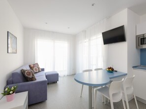 Apartment, 1 Bedroom, Balcony, Ocean View | Living room - Colorful Property in Lignano Sabbiadoro (Lignano Sabbiadoro)