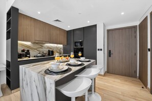 Private kitchen - FIRST CLASS | 1BR | Vibrant City Hideaway (Arjan)