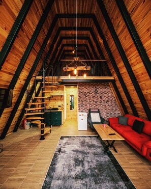 Premium-Bungalow | Wohnbereich