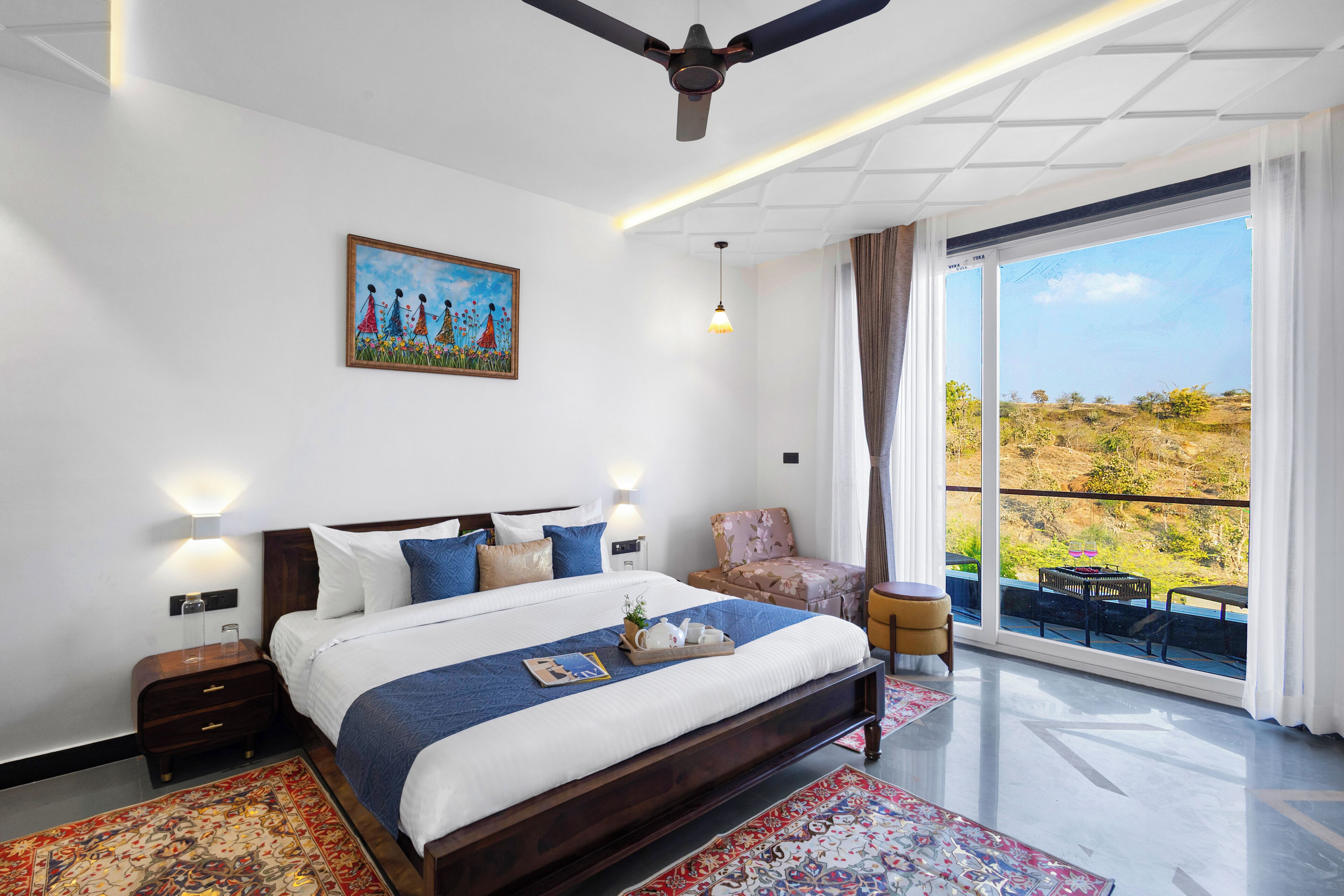 Villa de lujo, vista a la colina