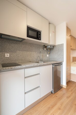 Bangalô, vista para a montanha | Cozinha privada