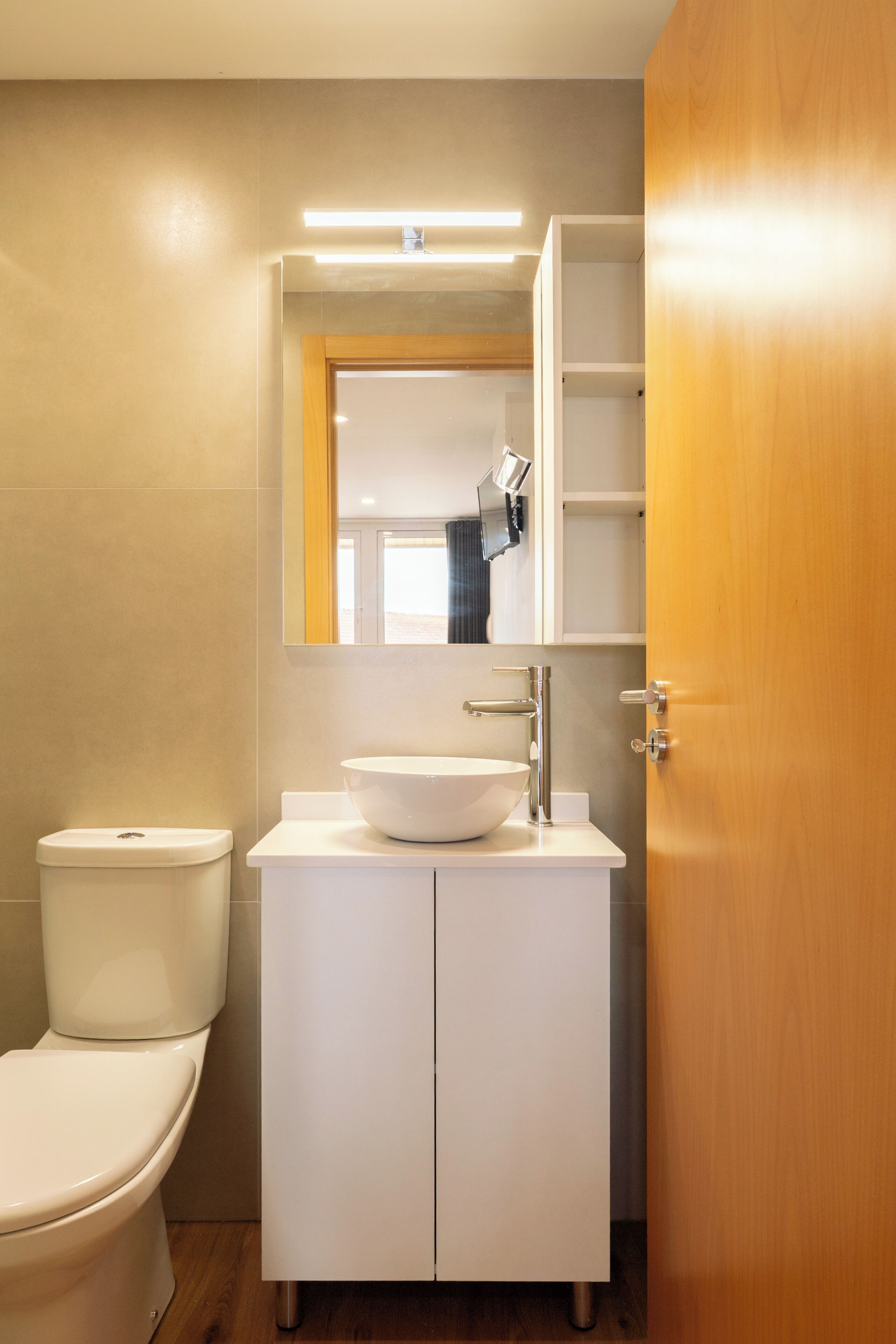 Bungalow - utsikt mot bergen | Badrum