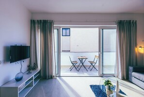 Living area - Perfect Location, Duplex 2BR Apartment (Sliema)