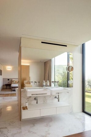 Presidential-suite - udsigt til have | Badeværelse