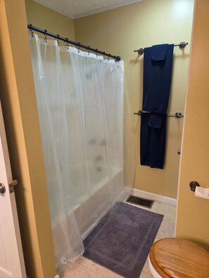 Towels, soap, toilet paper