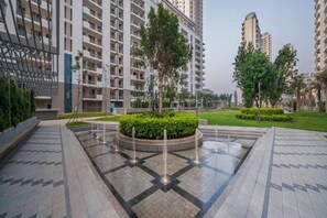 Apartment, 2 Bedrooms, Smoking, Balcony | Property grounds - Luxurious 2-bedroom Apartment With Shared Pool in Gurugram (Gurugram)