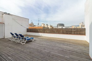 Terrace/patio - Old town apartment 1hab con terraza comun (Barcelona)