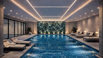 Indoor pool, outdoor pool