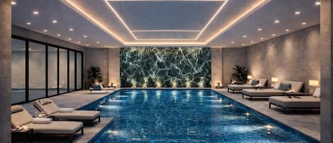 Indoor pool, outdoor pool