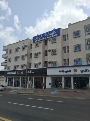 Façade de l’hébergement