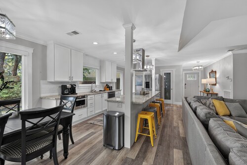 4 bedrooms 2 1/2 baths with pool that can be heated.