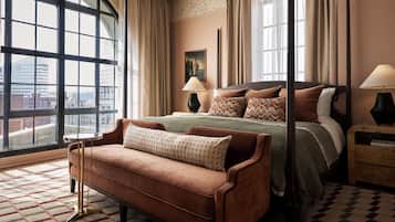Suite, 1 Schlafzimmer | Bettwäsche aus ägyptischer Baumwolle, hochwertige Bettwaren