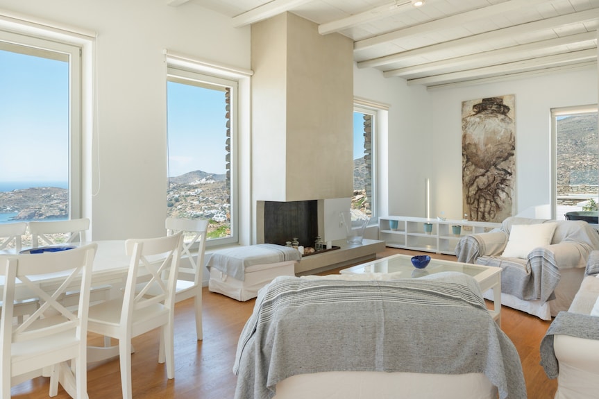 Ilikatida Villa De Lujo En Mylopotas, Ios, Con 3 Dormitorios En Suite, 4 Baños Y Piscina Infinita - Ios