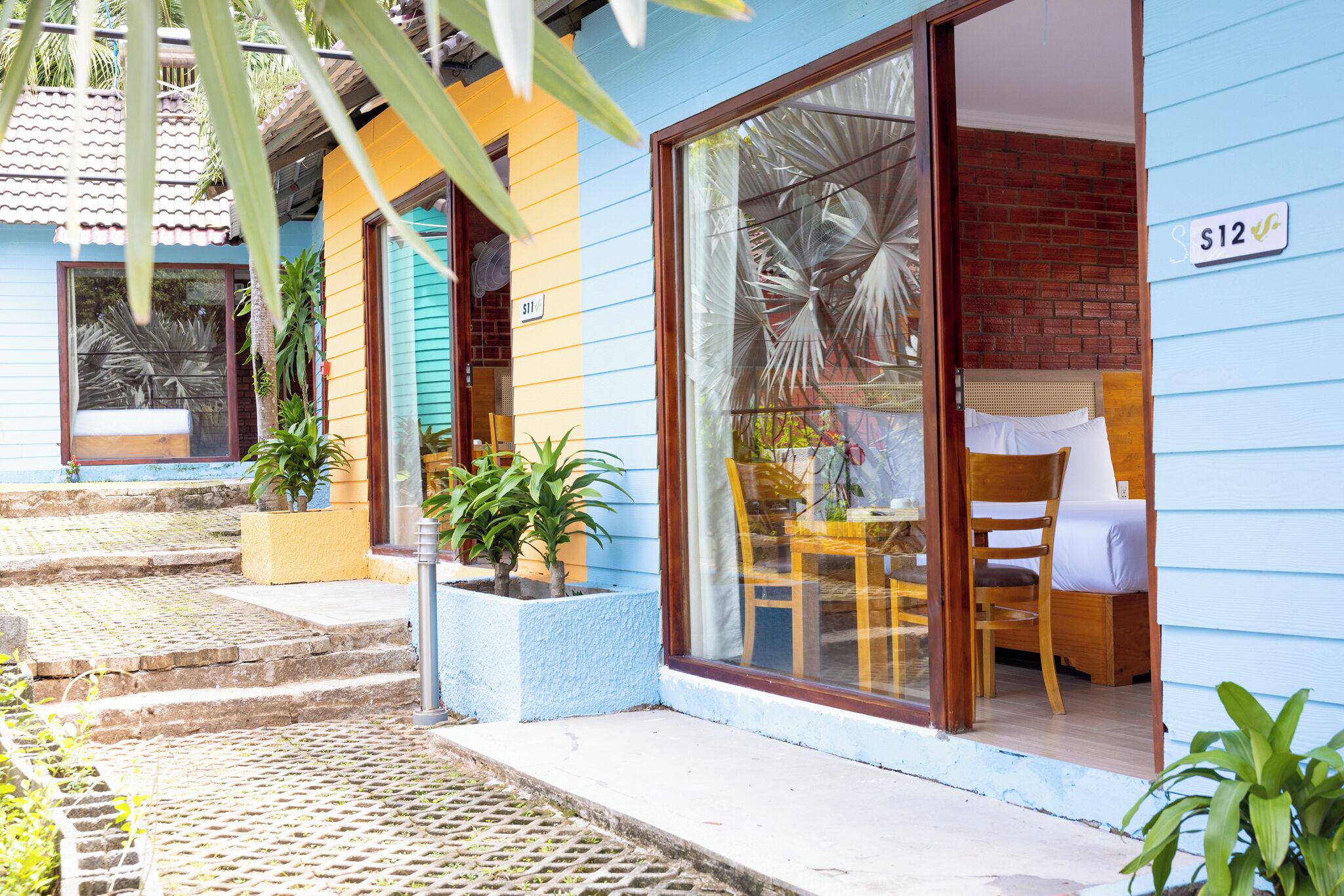 Deluxe-bungalow - udsigt til pool