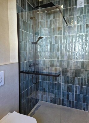 Shower, hair dryer, soap, shampoo - Villa AdriaBelle (Tivat)