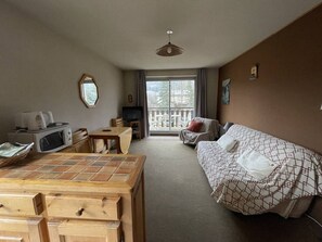 TV - 55sqm flat, balconies, Pra-Loup view (Barcelonnette)