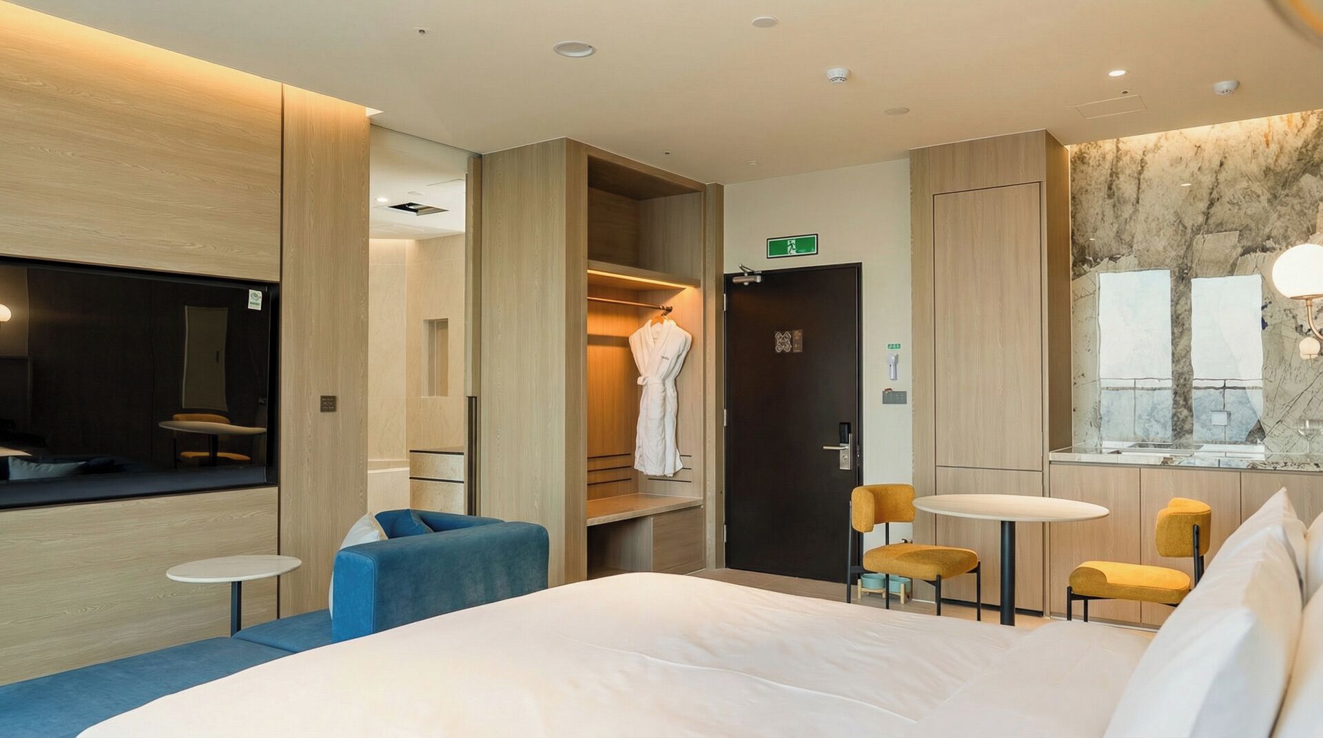 Monolocale Premium, balcone, vista oceano