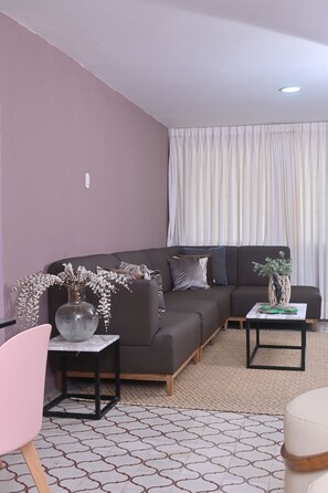 Living area - Apartahotel de lujo para 10 personas - Apto 403 (Barranquilla)