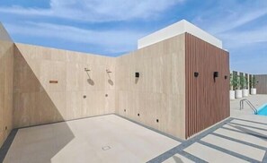 Outdoor pool - Vogue | Binghatti Galaxy JVC near Circle Mall (Dubai)
