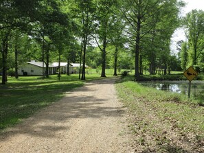 Property grounds - Rare find! 2,600‑square‑foot farmhouse on a working horse ranch, Horses welcome! (Canton)