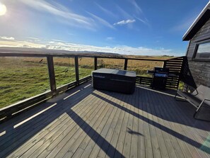 Cabin, 2 Bedrooms, Patio | Terrace/patio - Northern Lights Cabin - Syðribrú (Selfoss)