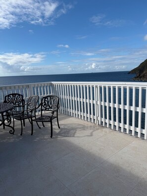 Terrace/patio - 2-bedroom  waterfront unit  on Fortuna  bay  with spectacular view  in Fortuna (Fortuna)