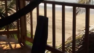 Bungalow, balcon, vue mer | Plage
