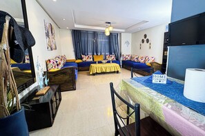Interior - Chic Designer Apartment with Pool Access (Agadir)