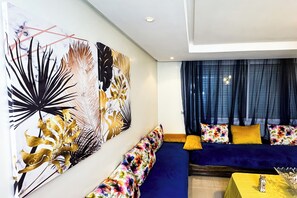 Interior - Chic Designer Apartment with Pool Access (Agadir)