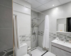 Luxury Apartment, Balcony, City View | Bathroom - Olivz Residence by Danube Near Dragon (Dubai)