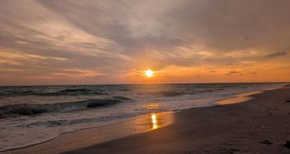 Your private beach retreat awaits! Heated pool, free ferry & parking!