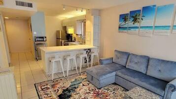 Condo, Multiple Beds, Balcony, Garden View (Gulfview I #213) | Living area