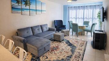 Condo, Multiple Beds, Balcony, Garden View (Gulfview I #213) | Living area