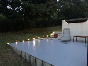 Terrace/patio - Charming traditional house located in the calarossa estate, beach access. (Lecci)