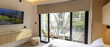 1 habitación, tabla de planchar con plancha, wifi y ropa de cama
