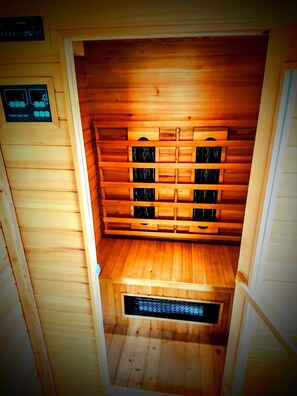 Casa móvil, 1 habitación, fumadores, balcón | Sauna