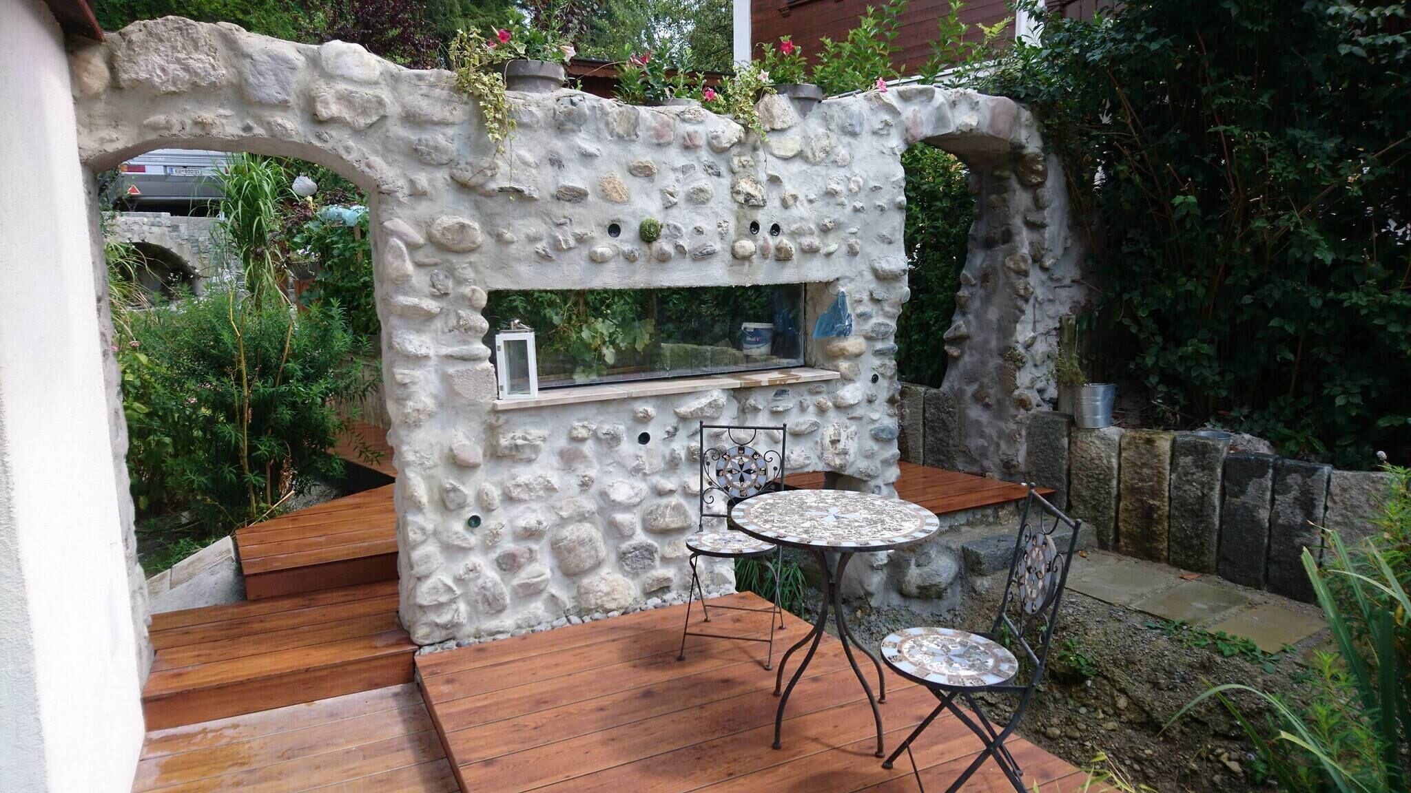 كارافان - غرفة نوم واحدة - للمدخنين - بشرفة | شرفة/رواق