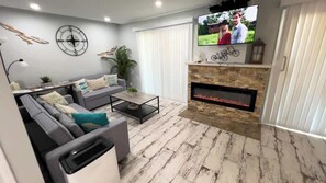 Condo, Multiple Beds, Balcony, Ocean View (Inverness #505) | Living area - Sweeping 5th Floor Views - Direct Beach - Remodeled (South Padre Island)