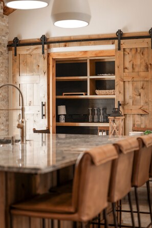 Dining - The Horseshoe Lodge, a BRAND NEW spacious modern retreat on 5 acres. (Ardmore)