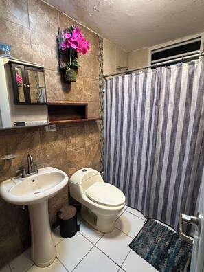 Toallas, jabón, papel de baño 
